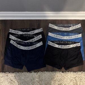 Calvin Klein Men's Boxer Briefs - Navy, Black, Gray